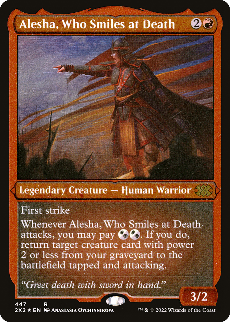 Alesha, Who Smiles at Death (Foil Etched) [Double Masters 2022]