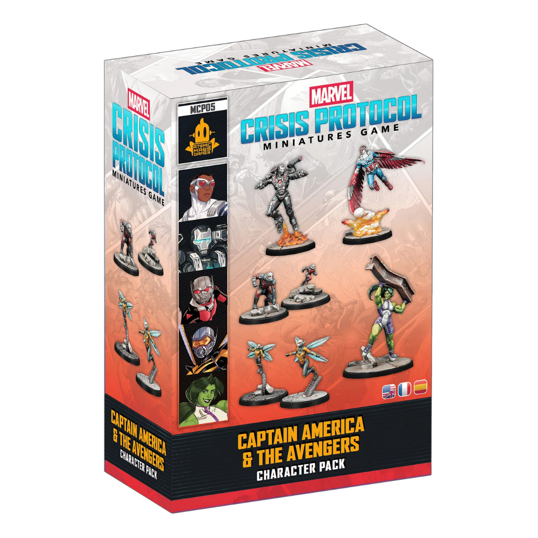 Marvel: Crisis Protocol: Captain America & The Avengers - Character Pack