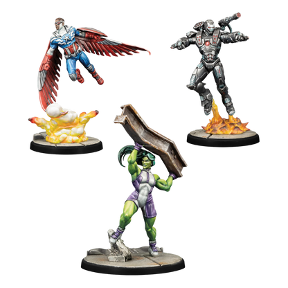 Marvel: Crisis Protocol: Captain America & The Avengers - Character Pack