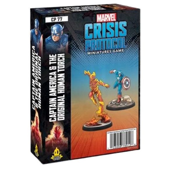 Marvel: Crisis Protocol: Captain America & The Original Human Torch - Character Pack