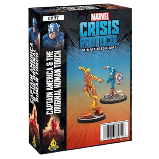 Marvel: Crisis Protocol: Captain America & The Original Human Torch - Character Pack