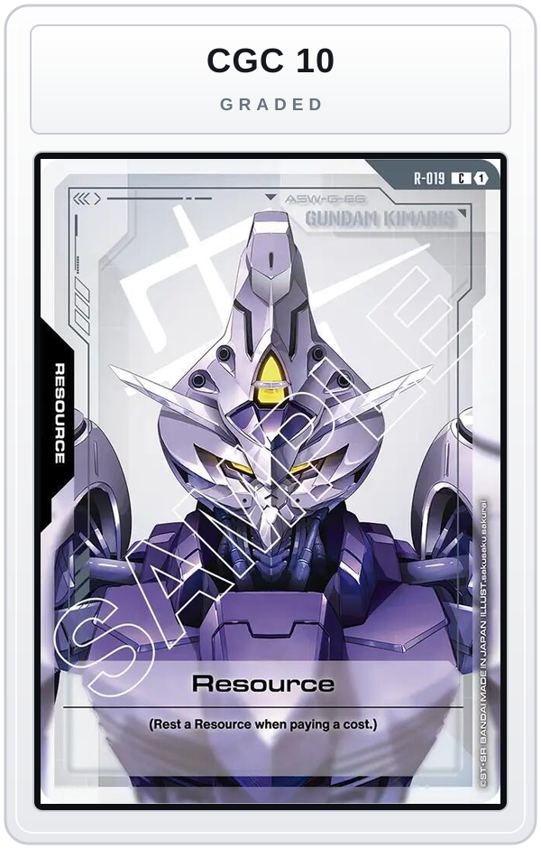 Graded - Resource (R-019) — CGC 10 graded overlay