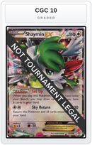 Graded - Shaymin EX - 2016 (Shunto Sadahiro) — CGC 10 graded overlay