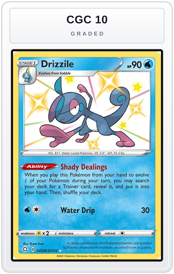 Graded - Drizzile — CGC 10 graded overlay