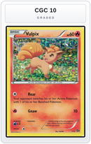 Graded - Vulpix - 1/12 — CGC 10 graded overlay