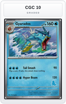 Graded - Gyarados — CGC 10 graded overlay