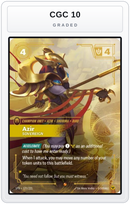 Graded - Azir - Sovereign — CGC 10 graded overlay