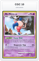 Graded - Mr. Mime — CGC 10 graded overlay