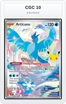 Graded - Articuno - 132/128 — CGC 10 graded overlay