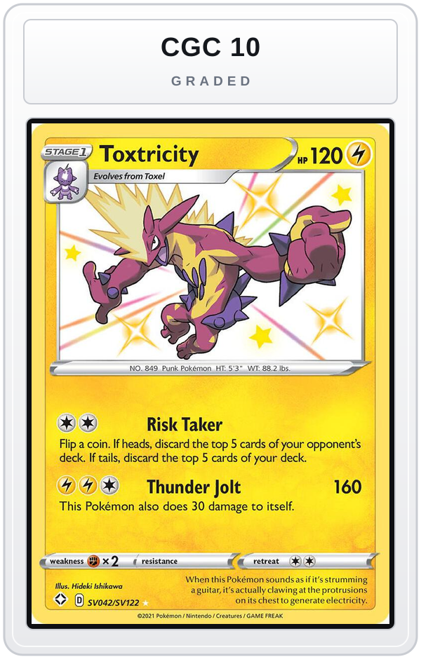 Graded - Toxtricity — CGC 10 graded overlay