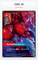 Graded - Rumble - Mechanized Menace (Overnumbered) — CGC 10 graded overlay