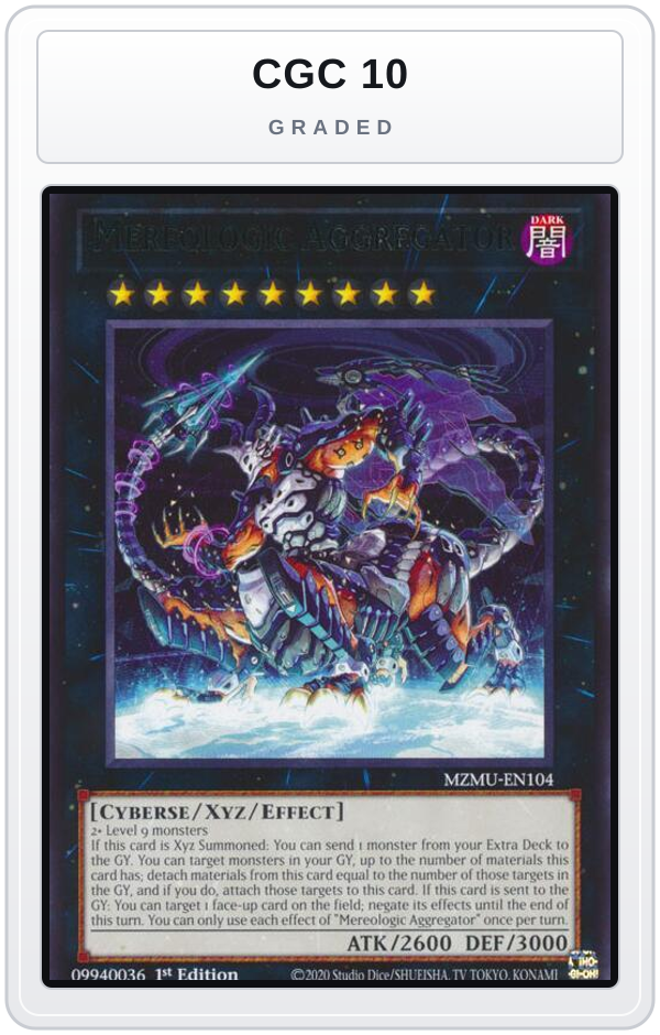 Graded - Mereologic Aggregator — CGC 10 graded overlay