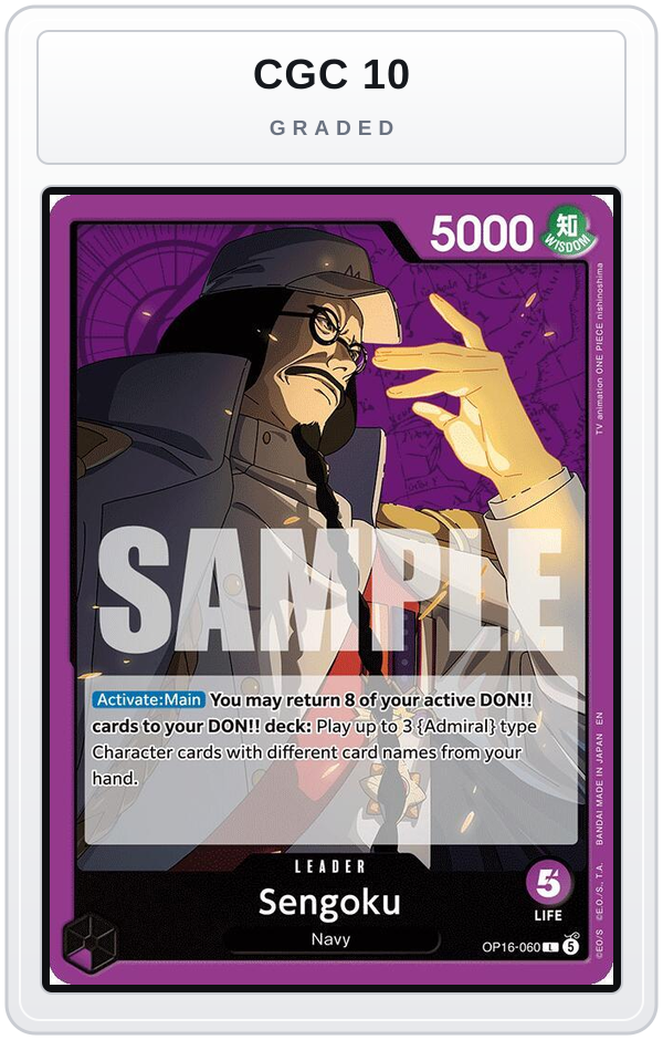 Graded - Sengoku (060) — CGC 10 graded overlay