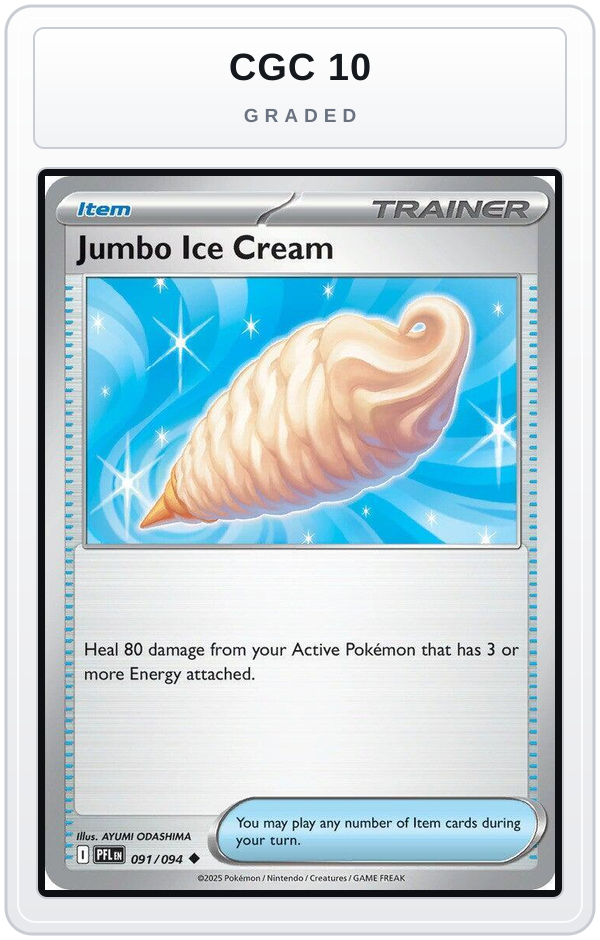 Graded - Jumbo Ice Cream — CGC 10 graded overlay