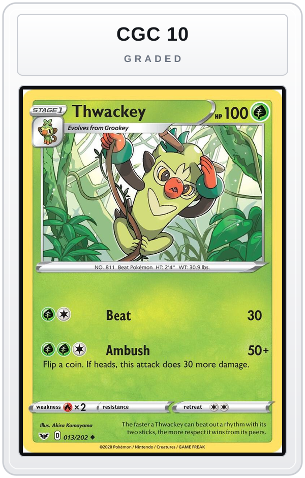Graded - Thwackey (013) — CGC 10 graded overlay