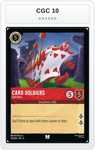 Graded - Card Soldiers - Full Deck — CGC 10 graded overlay
