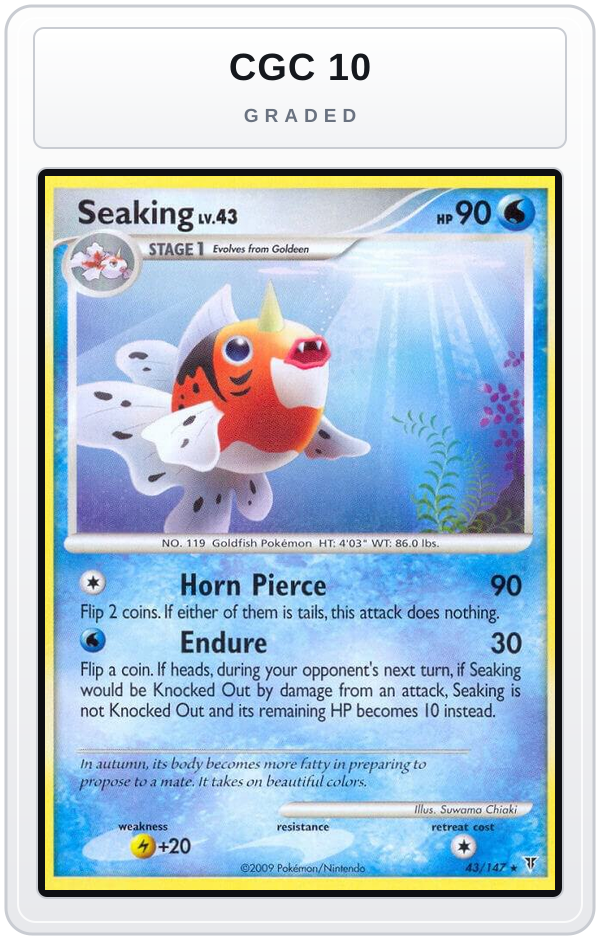 Graded - Seaking — CGC 10 graded overlay