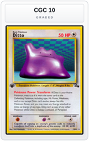 Graded - Ditto (18) — CGC 10 graded overlay