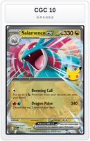 Graded - Salamence ex - 109/128 — CGC 10 graded overlay