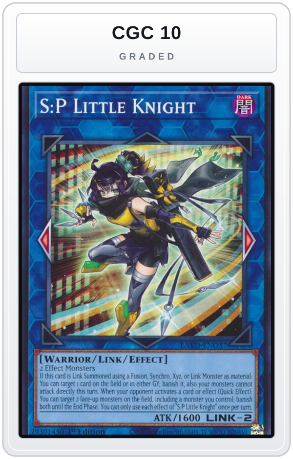 Graded - S:P Little Knight (LAVD-ENO37) — CGC 10 graded overlay