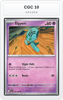 Graded - Elgyem — CGC 10 graded overlay