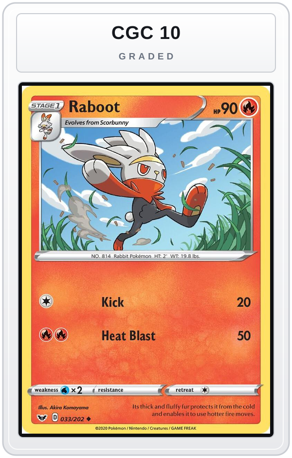 Graded - Raboot (033) — CGC 10 graded overlay