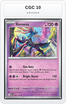Graded - Xerneas — CGC 10 graded overlay