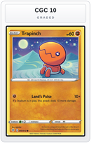 Graded - Trapinch — CGC 10 graded overlay