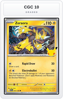 Graded - Zeraora — CGC 10 graded overlay