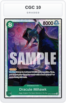 Graded - Dracule Mihawk — CGC 10 graded overlay