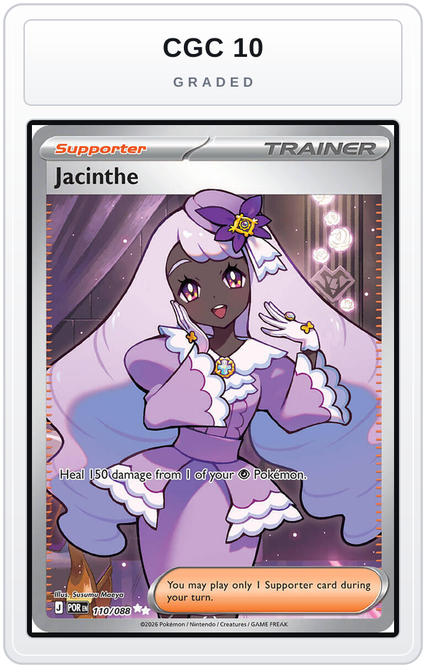 Graded - Jacinthe - 110/088 — CGC 10 graded overlay