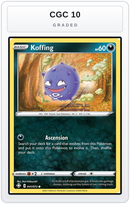 Graded - Koffing — CGC 10 graded overlay