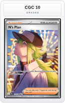 Graded - N's Plan - 170/086 — CGC 10 graded overlay