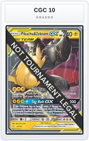 Graded - Pikachu & Zekrom GX - 2019 (Haruki Miyamoto) — CGC 10 graded overlay