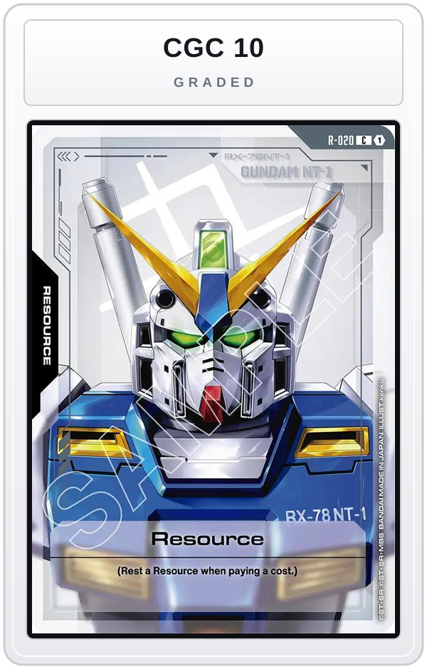 Graded - Resource (R-020) — CGC 10 graded overlay