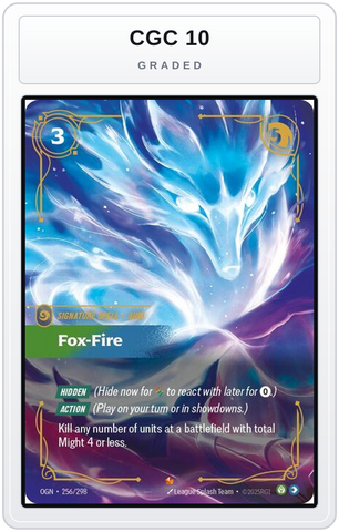 Graded - Fox-Fire — CGC 10 graded overlay