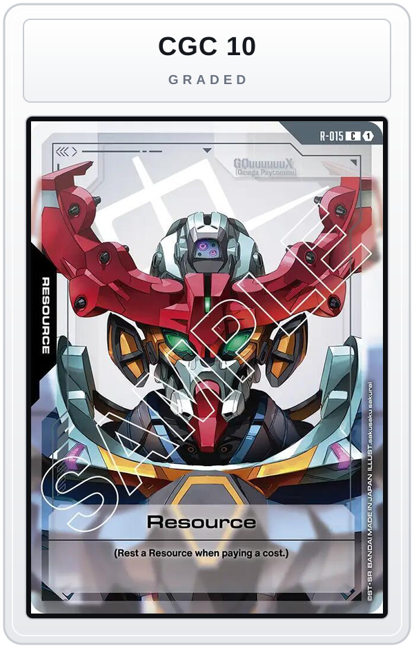 Graded - Resource (R-015) — CGC 10 graded overlay