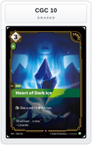 Graded - Heart of Dark Ice — CGC 10 graded overlay