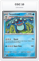 Graded - Seismitoad — CGC 10 graded overlay