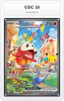 Graded - Fuecoco ex - 147/128 — CGC 10 graded overlay
