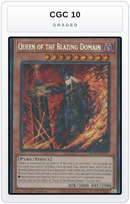 Graded - Queen of the Blazing Domain — CGC 10 graded overlay