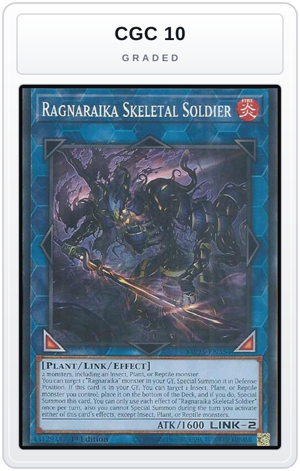 Graded - Ragnaraika Skeletal Soldier — CGC 10 graded overlay