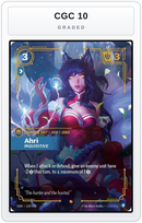 Graded - Ahri - Inquisitive — CGC 10 graded overlay