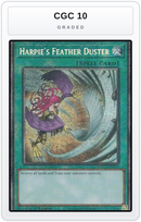 Graded - Harpie's Feather Duster — CGC 10 graded overlay
