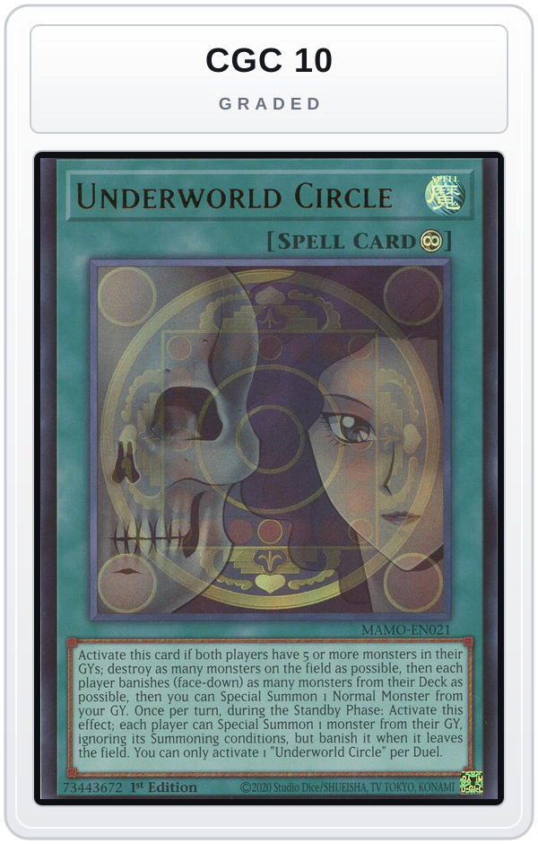 Graded - Underworld Circle — CGC 10 graded overlay