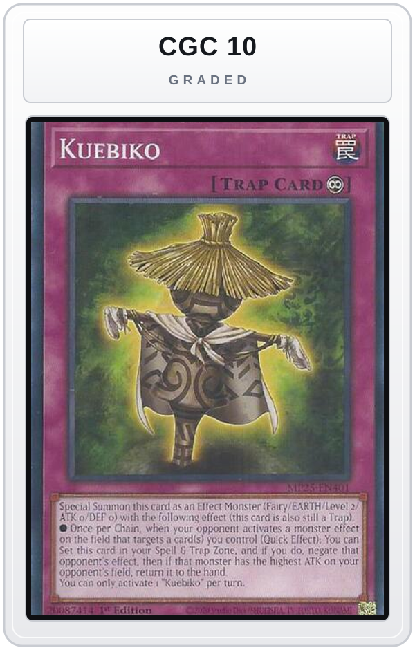 Graded - Kuebiko — CGC 10 graded overlay