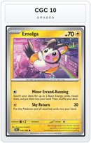 Graded - Emolga — CGC 10 graded overlay
