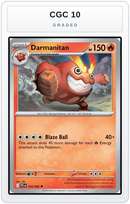Graded - Darmanitan — CGC 10 graded overlay