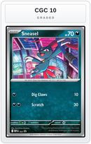 Graded - Sneasel (Cosmos Holo) — CGC 10 graded overlay