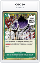 Graded - Demon Aura Nine Sword Style Asura Blades Drawn Dead Man's Game — CGC 10 graded overlay